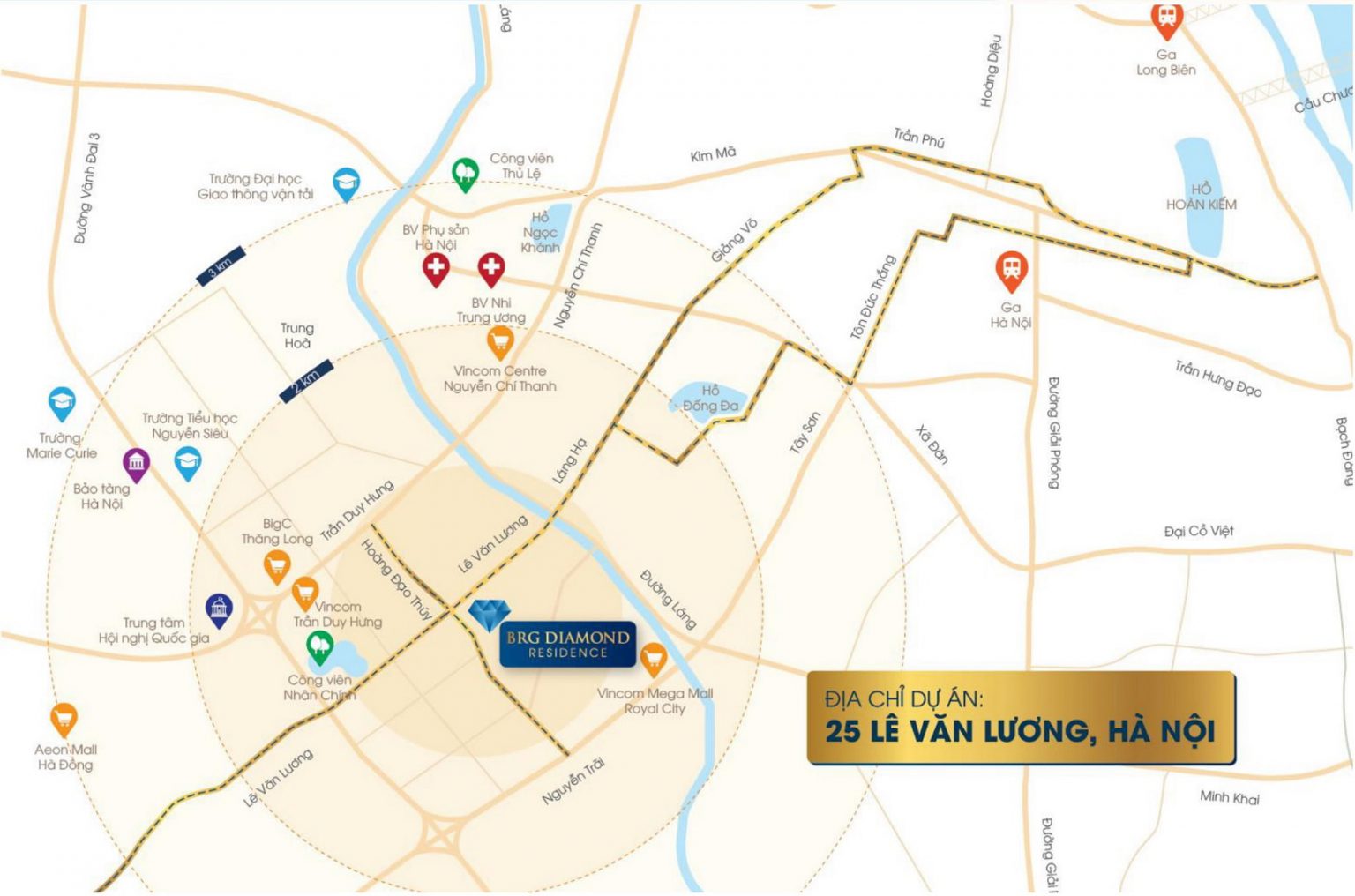 Vị trí brg diamond residence