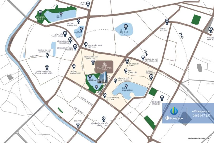 Vị trí Brg Láng Hạ